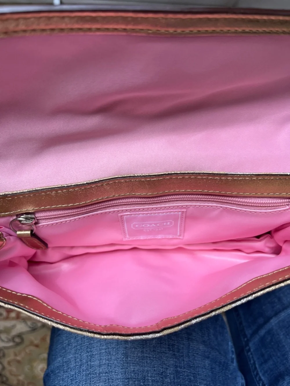 Vintage Coach Hamptons Optic Clip Shoulder Bag - Picture 6 of 7